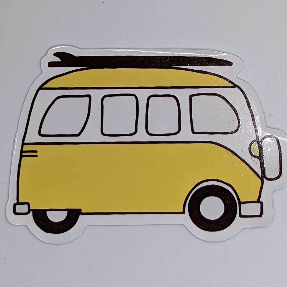 Surf Van Sticker